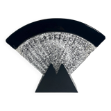 Large Murano glass fan lamp - 1980s Art Deco