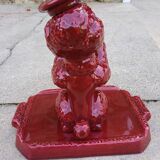 Poodle pitcher in slip in perfect condition