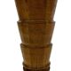 Vintage umbrella holder wooden basket storage 1960 minimalist design