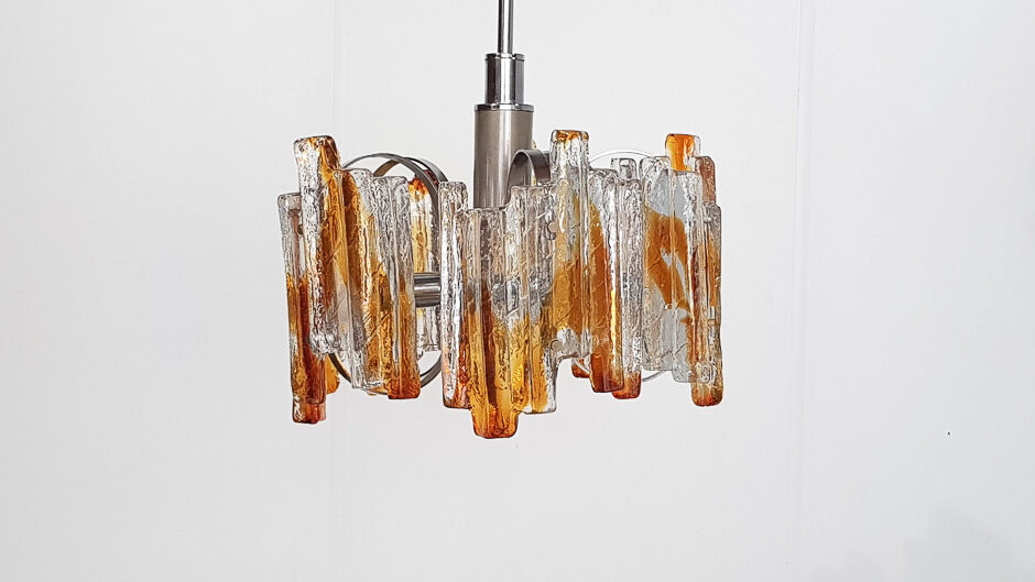 Murano glass chandelier by Carlo Nason for AV Mazzega, Italy 1970