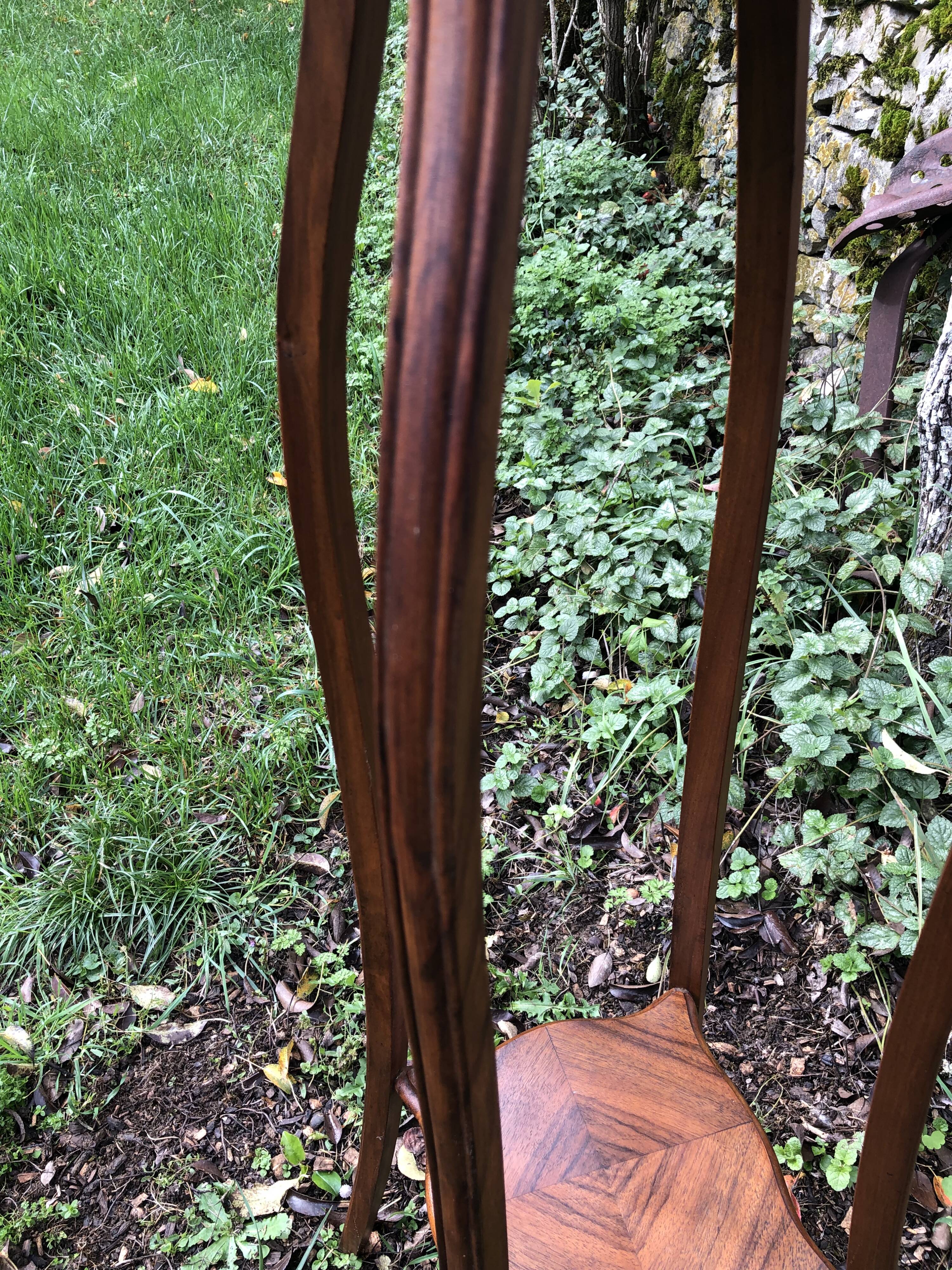 Wooden and marble harness