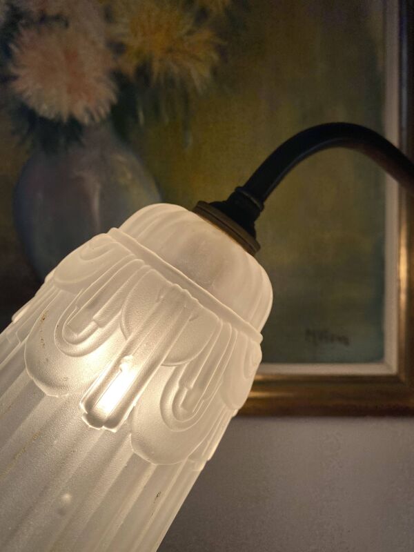 Lampe de bijoutier , lampe de bureau , atelier  début XXe