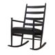 Fauteuil à bascule en hêtre, design danois, années 1970, production : Danemark