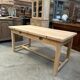 Butcher's table in solid beech wood