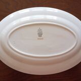 Plat ovale et raviers "Meudon" K&G Lunéville