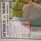 Vidal-Lablache educational wall map of the 1950s