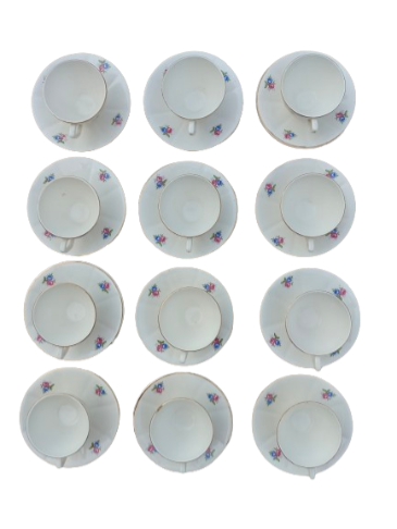 Old Digoin and Sarreguemines tea cup