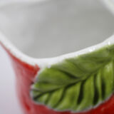 Pitcher slurry in the shape of a strawberry