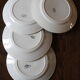 Lot 4 flat plates Badonviller Blue Rose