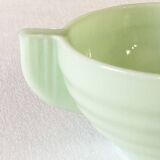 Glass cups and saucers, 1950s