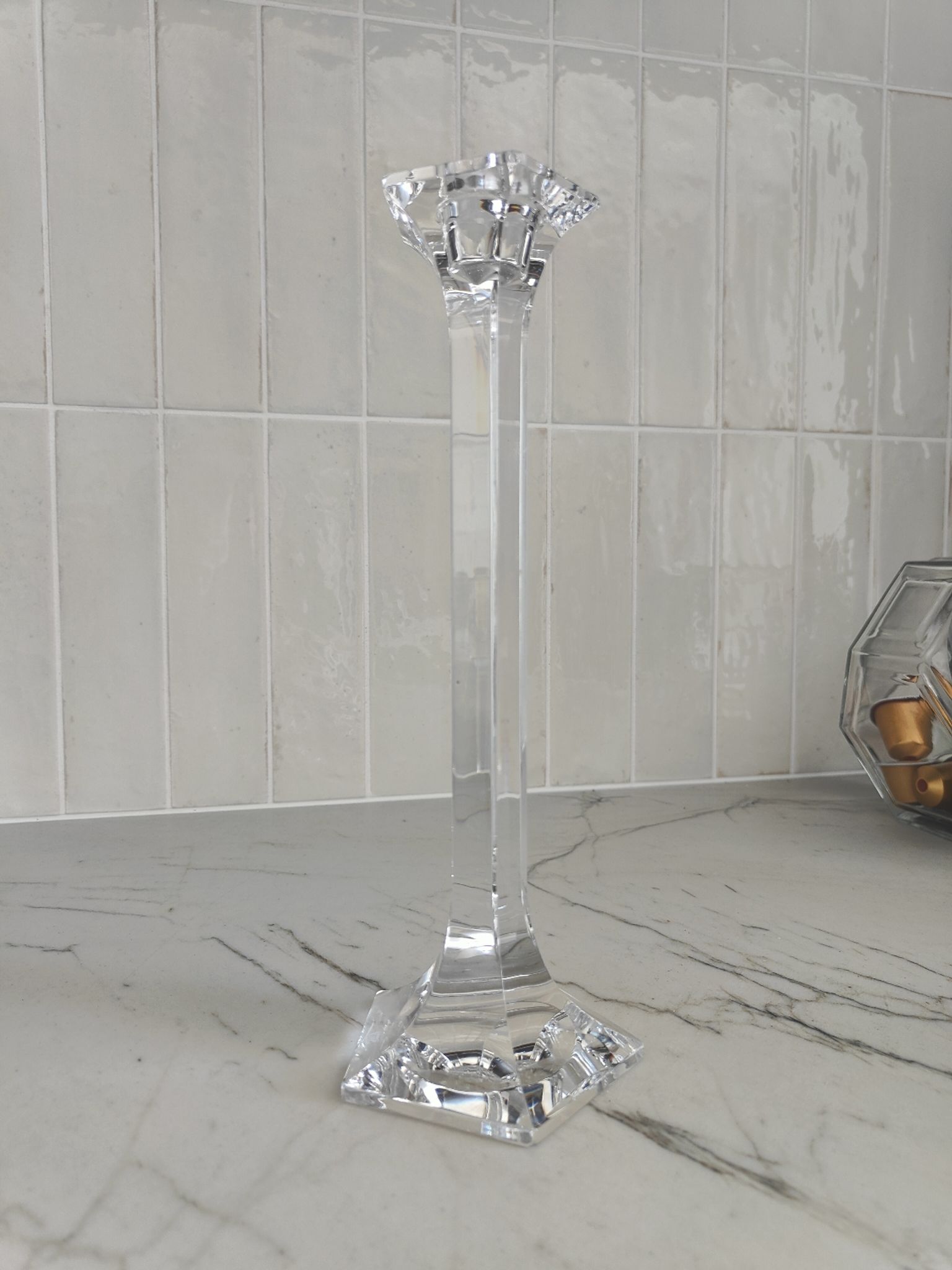 Bougeoir en cristal