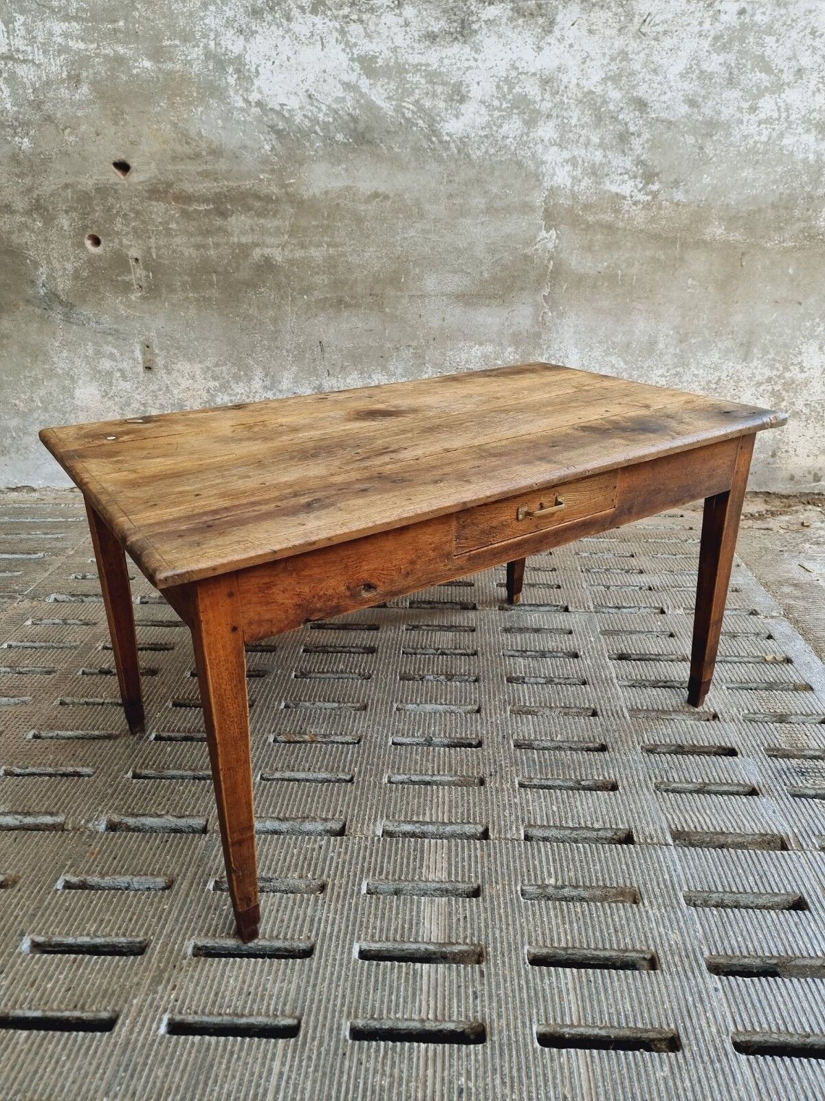 Antique farmhouse table French dining table