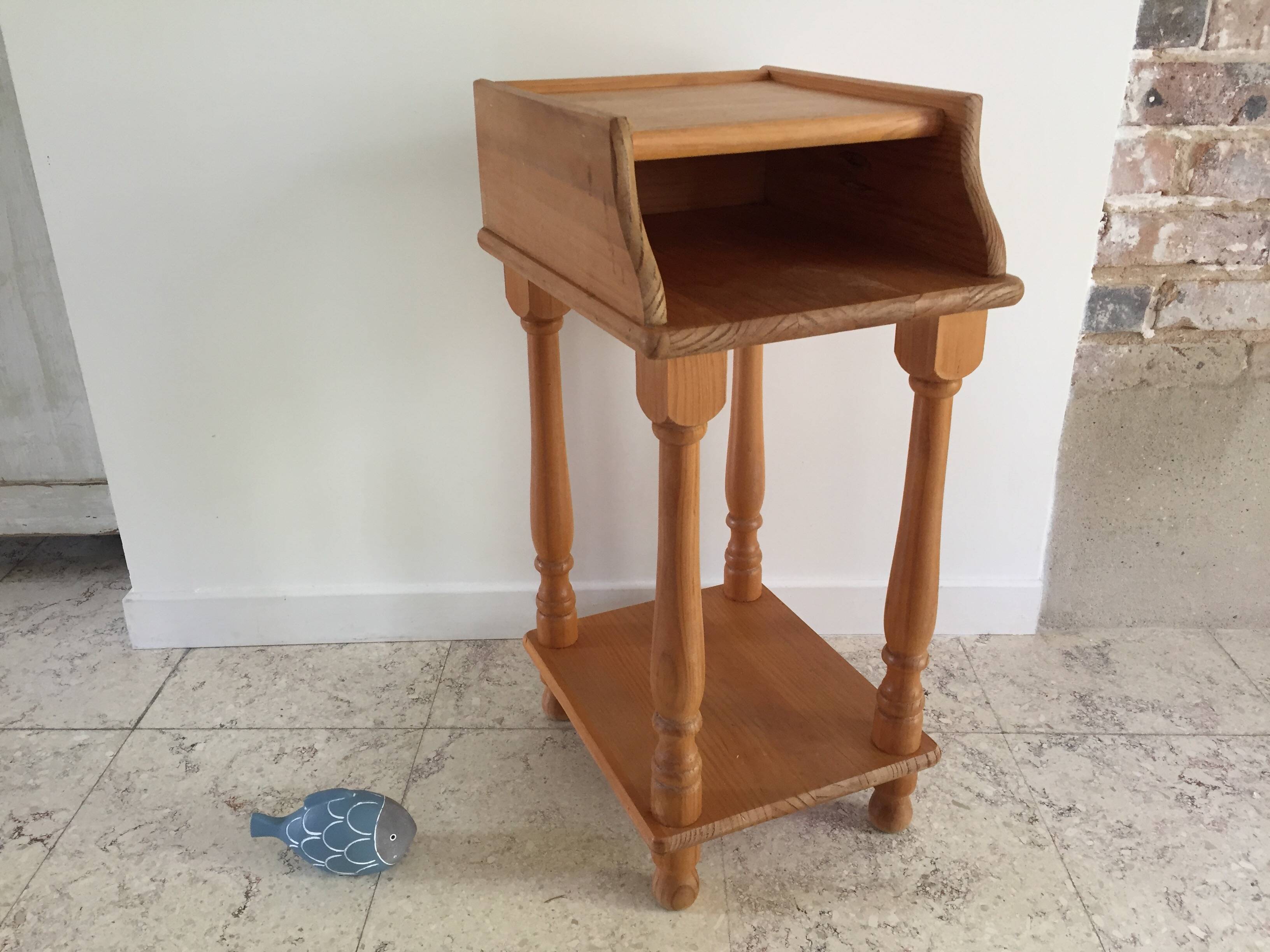 Small vintage bedside table