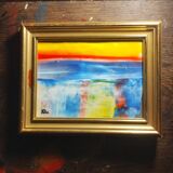 Small abstract painting