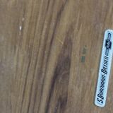 Vintage Danish oval dining table solid teak 1960s Burchardt-Nielsen Møbelfabrik