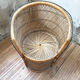 Fauteuil en osier vintage