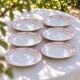 6 assiettes de 1890 signées Carl Tielsch