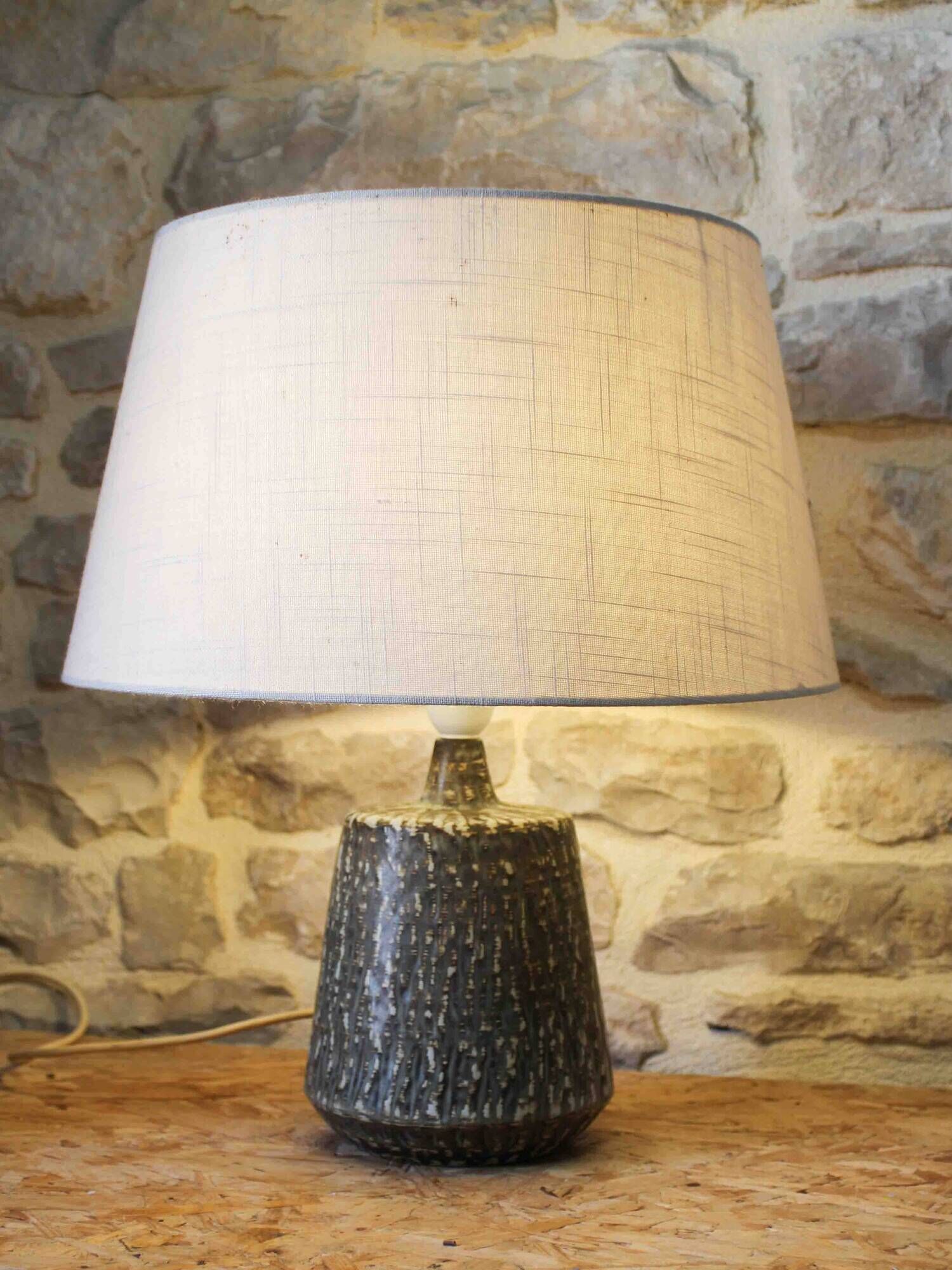 Ceramic lamp base Rubus by Gunnar Nylund for Rörstrand