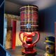 Ceramic "Tartan" lamp - 1960.