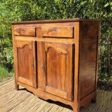 Large Louis XV country sideboard in walnut