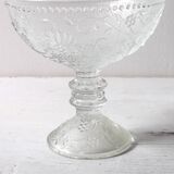 Vintage Cibulak Glass Pedestal Box by Oavel Panek: Czech Bonbon Candy Jar