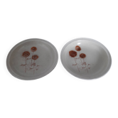 2 assiettes creuses porcelaine de Sarreguemines
