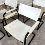 Serie de 6 chaises Mattego Grassi MG5 1970 vintage