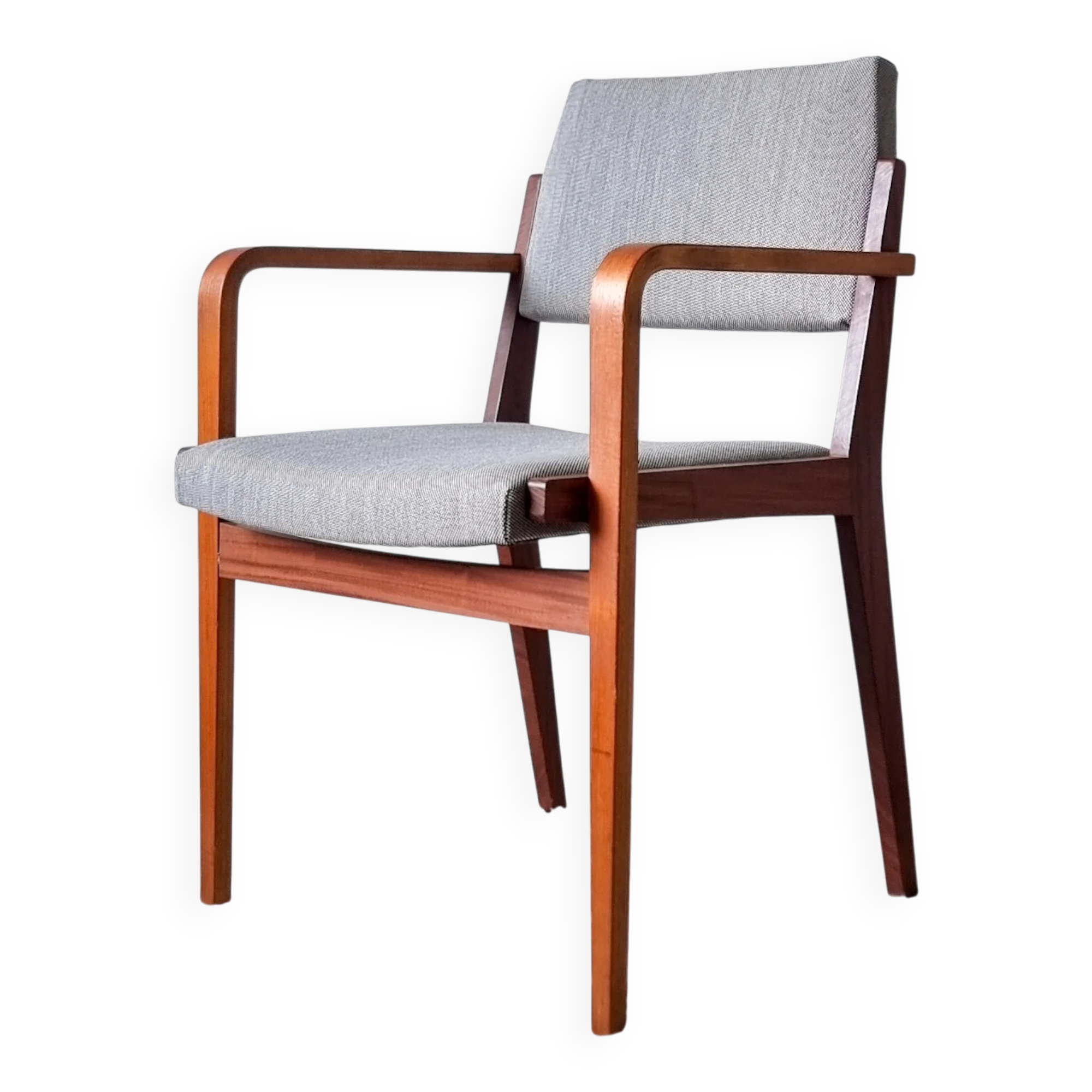 Mid-century Scandinavian armchair in teak