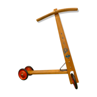 Vintage wooden scooter