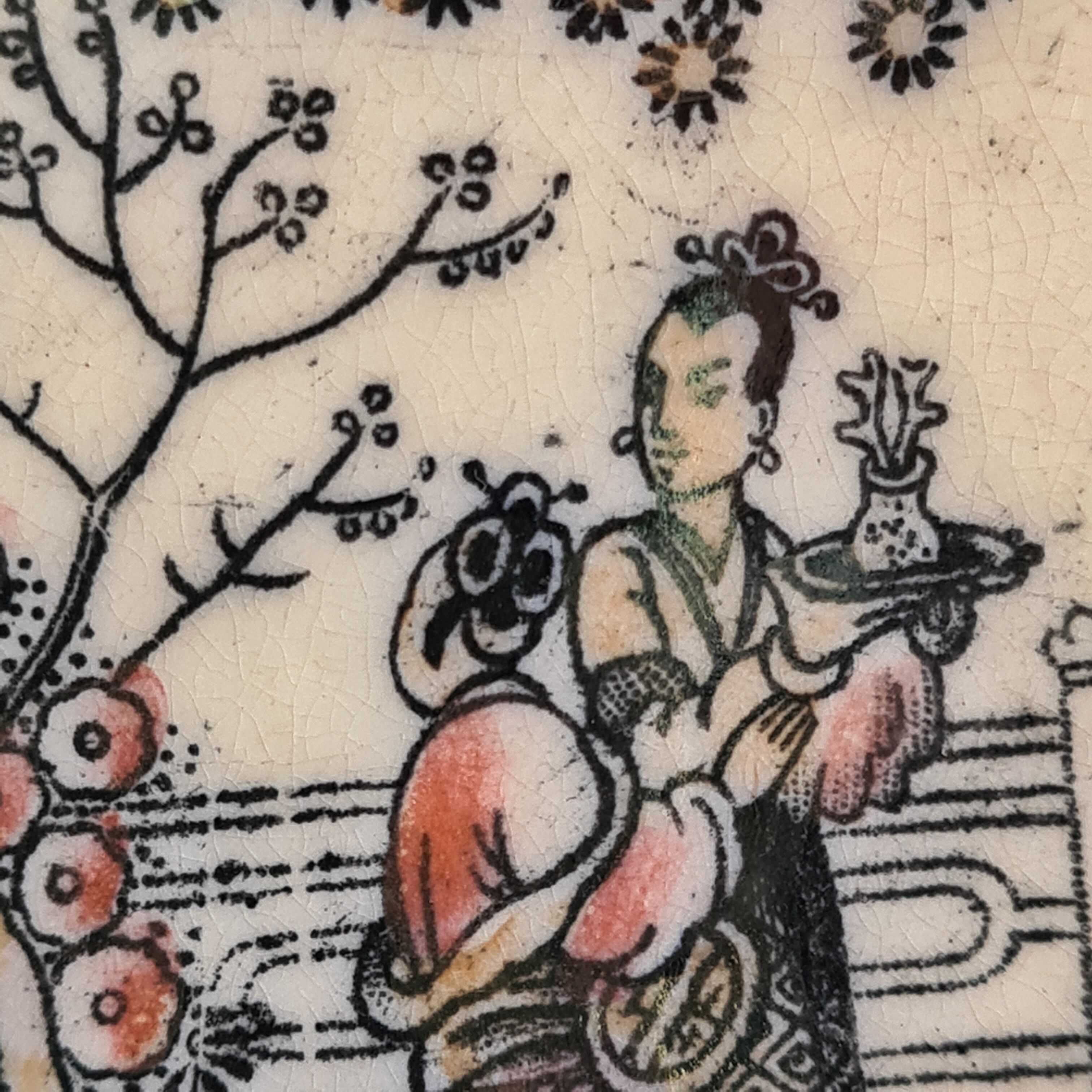 A plate boch brothers model canton 19th -18.5cm