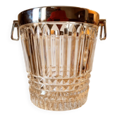 Crystal and stainless steel champagne bucket