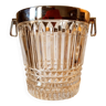 Crystal and stainless steel champagne bucket