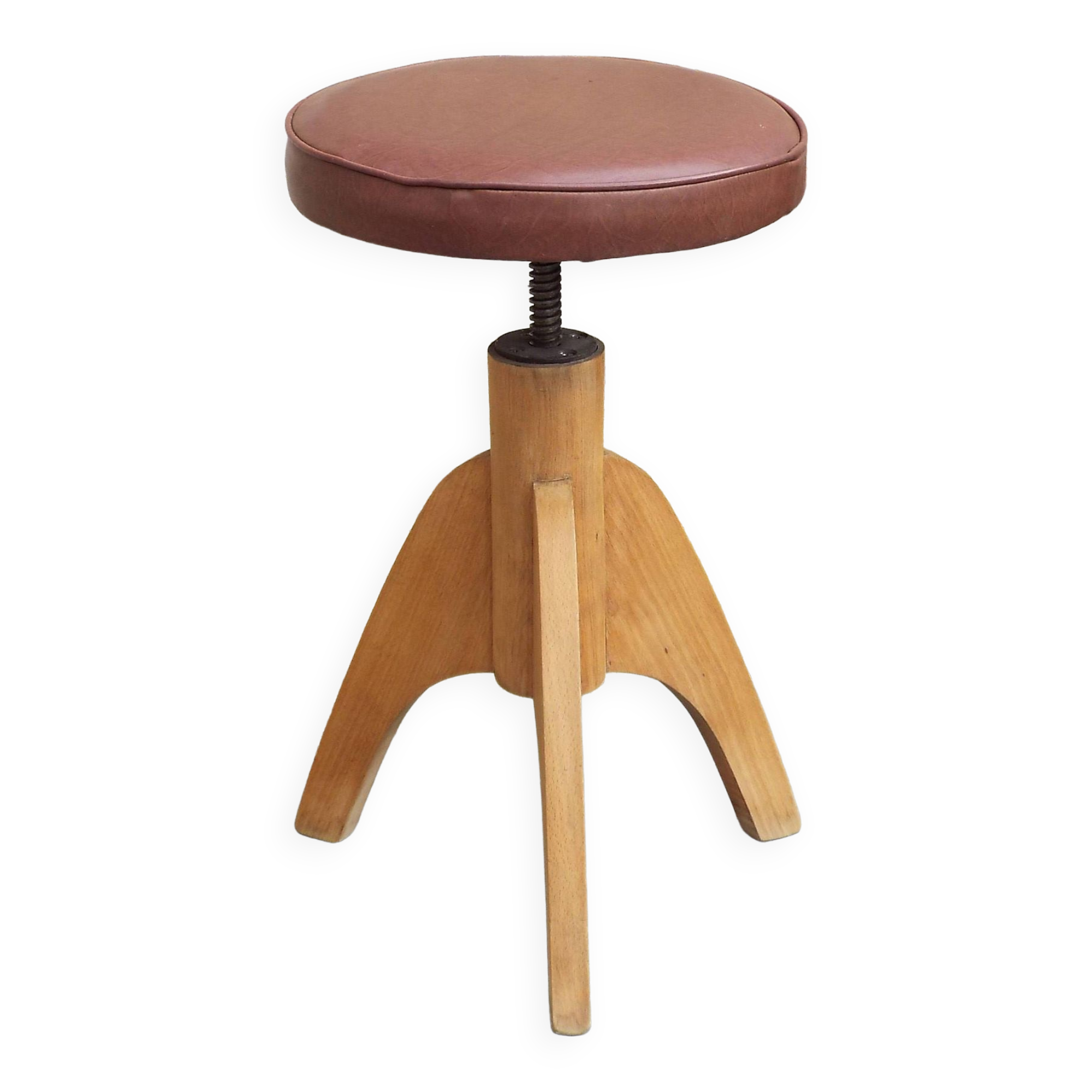 Adjustable piano stool