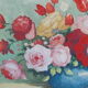 Aquarelle bouquet de fleurs signée Bessonnat