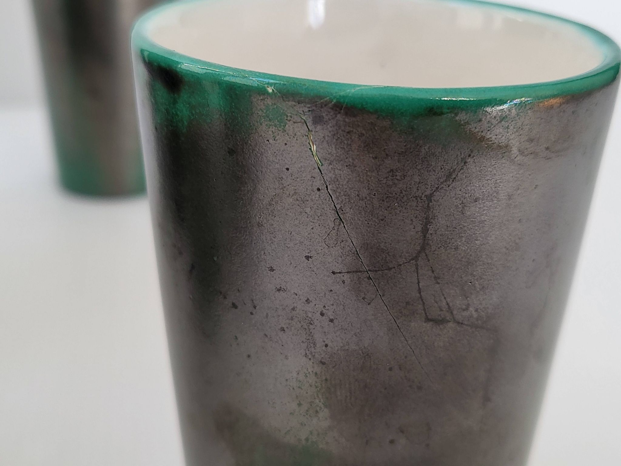 Pitcher and 6 vintage glasses 1960