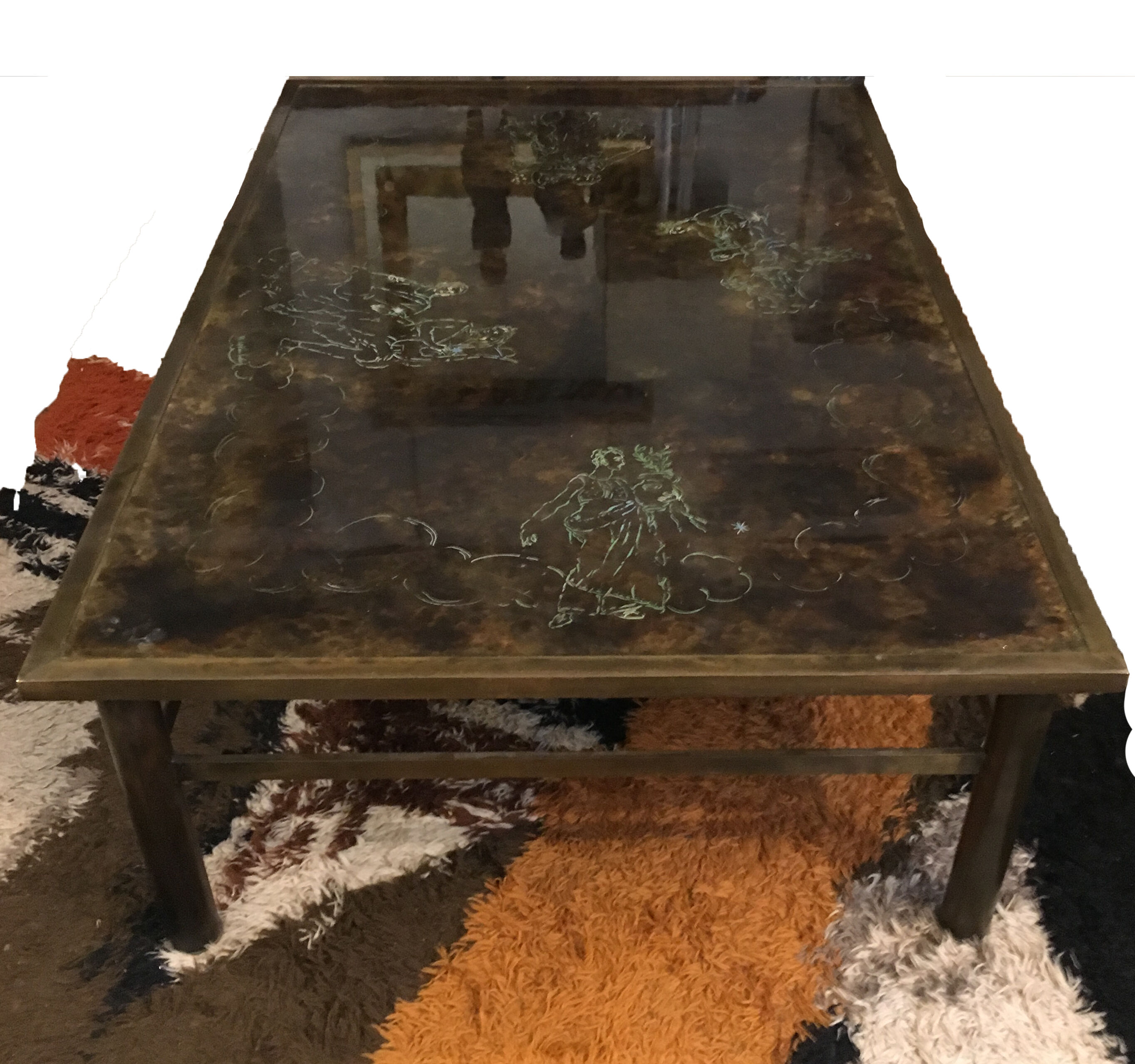 Philip &kelvin laverne bronze table 1960' zodiac