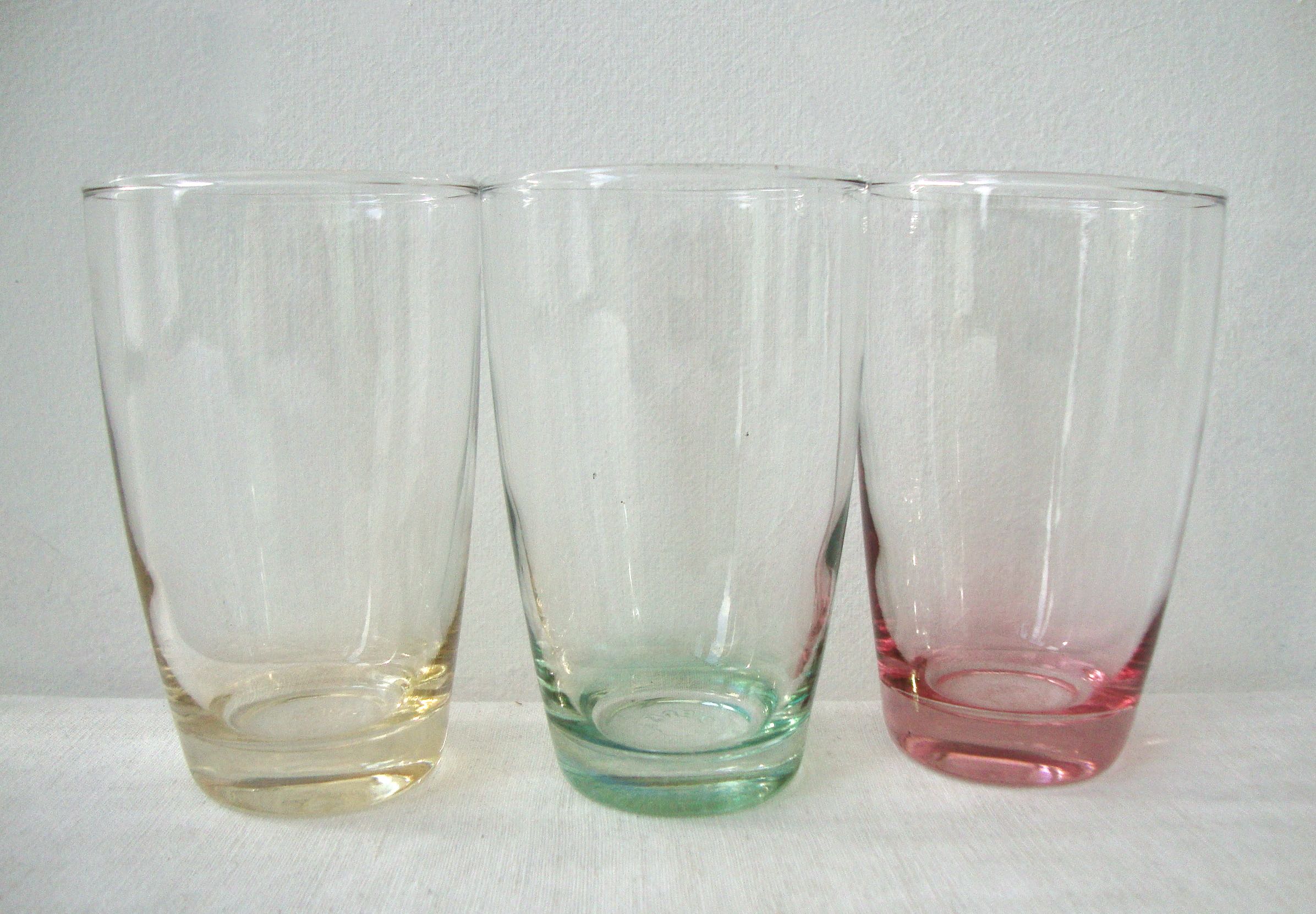 Set of 6 vintage water glasses Lesieur