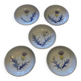 Vallauris thistle plates