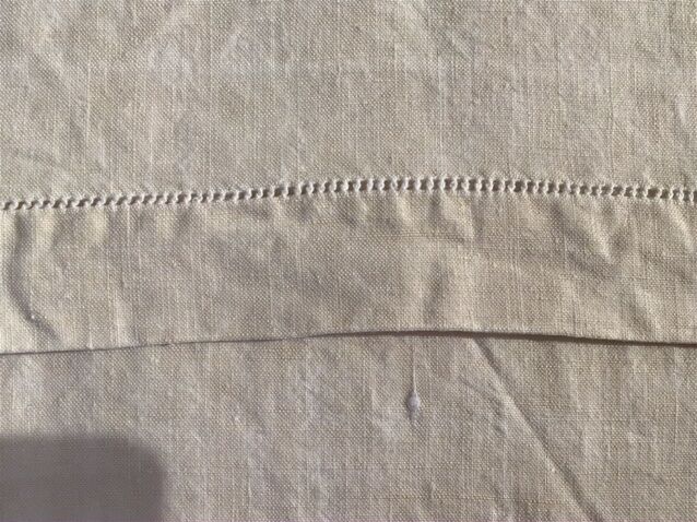 Linen sheet 2 people marked JP