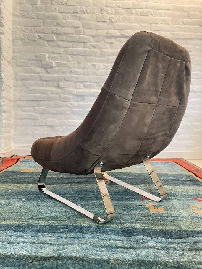 Chaise et ottoman Earth par Percival Lafer, années 1970, Brésil.