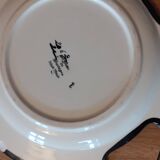 Saint Jean de Bretagne / Service à poissons 13 pièces décor main