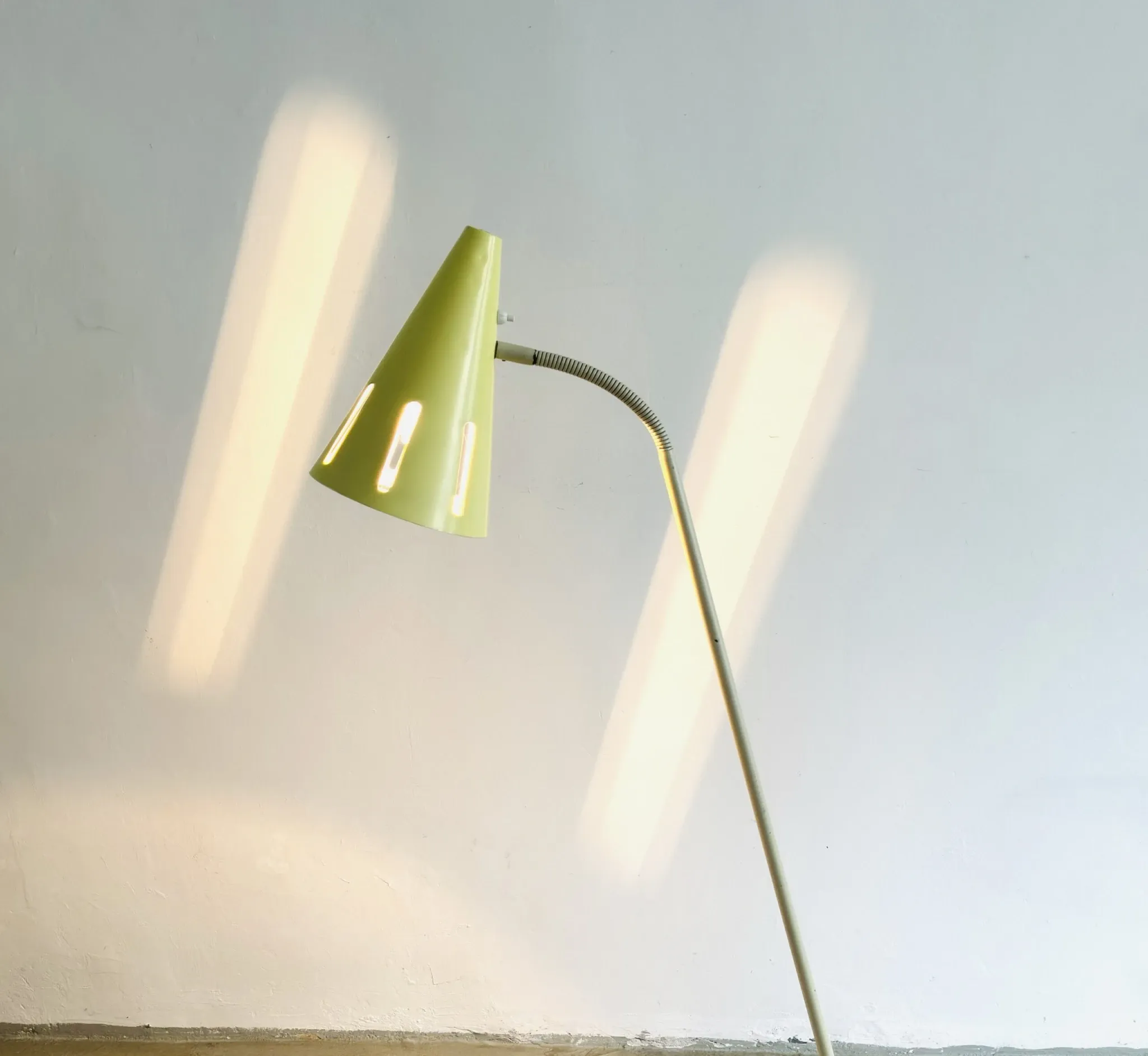 'Sun Series' Floor Lamp By H. Busquet For Hala Zeist, Netherlands 1950S