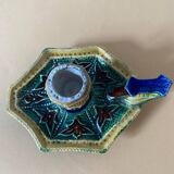 Glazed ceramic candle holder