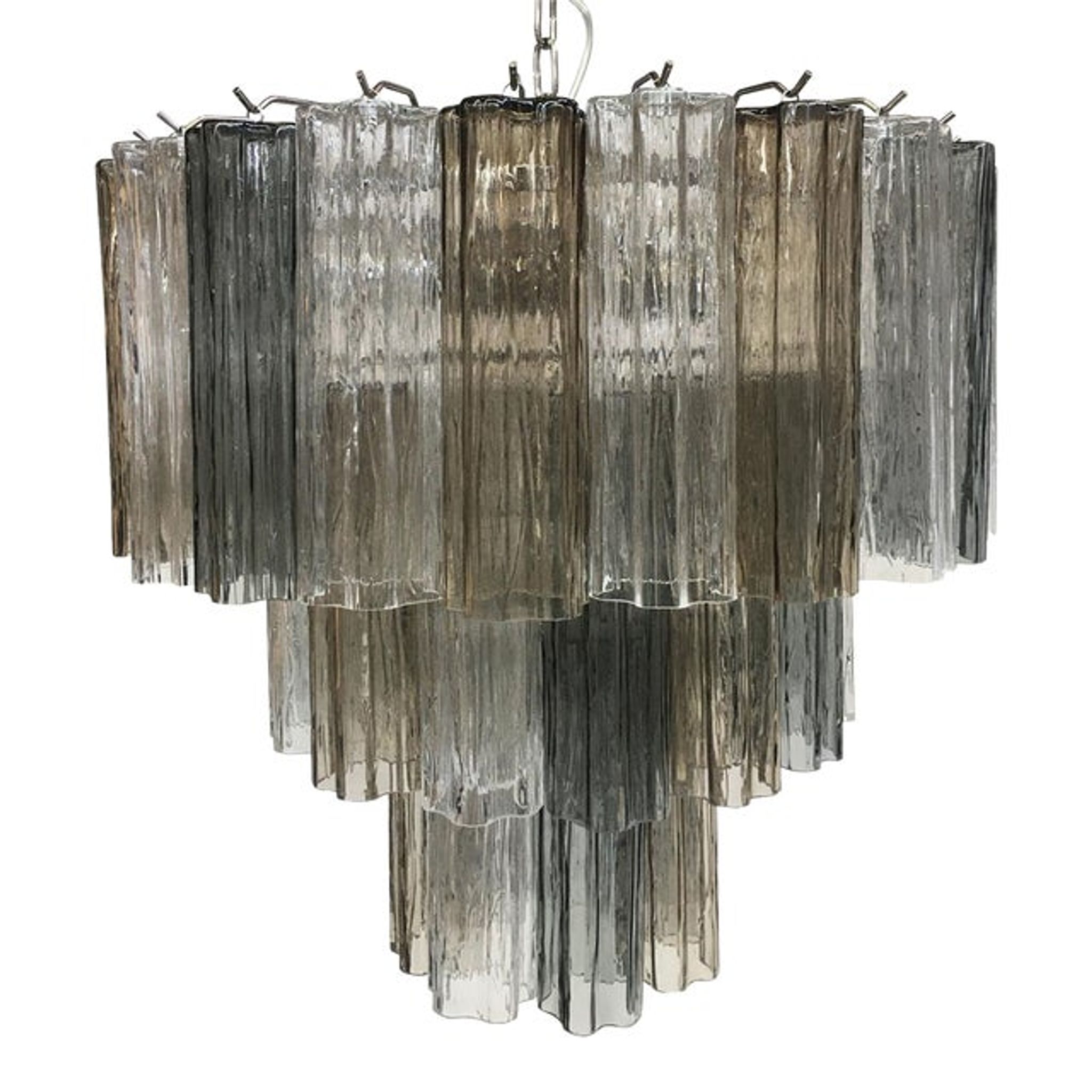 Murano glass Sputnik chandelier, set of 2 or a pair of chandeliers