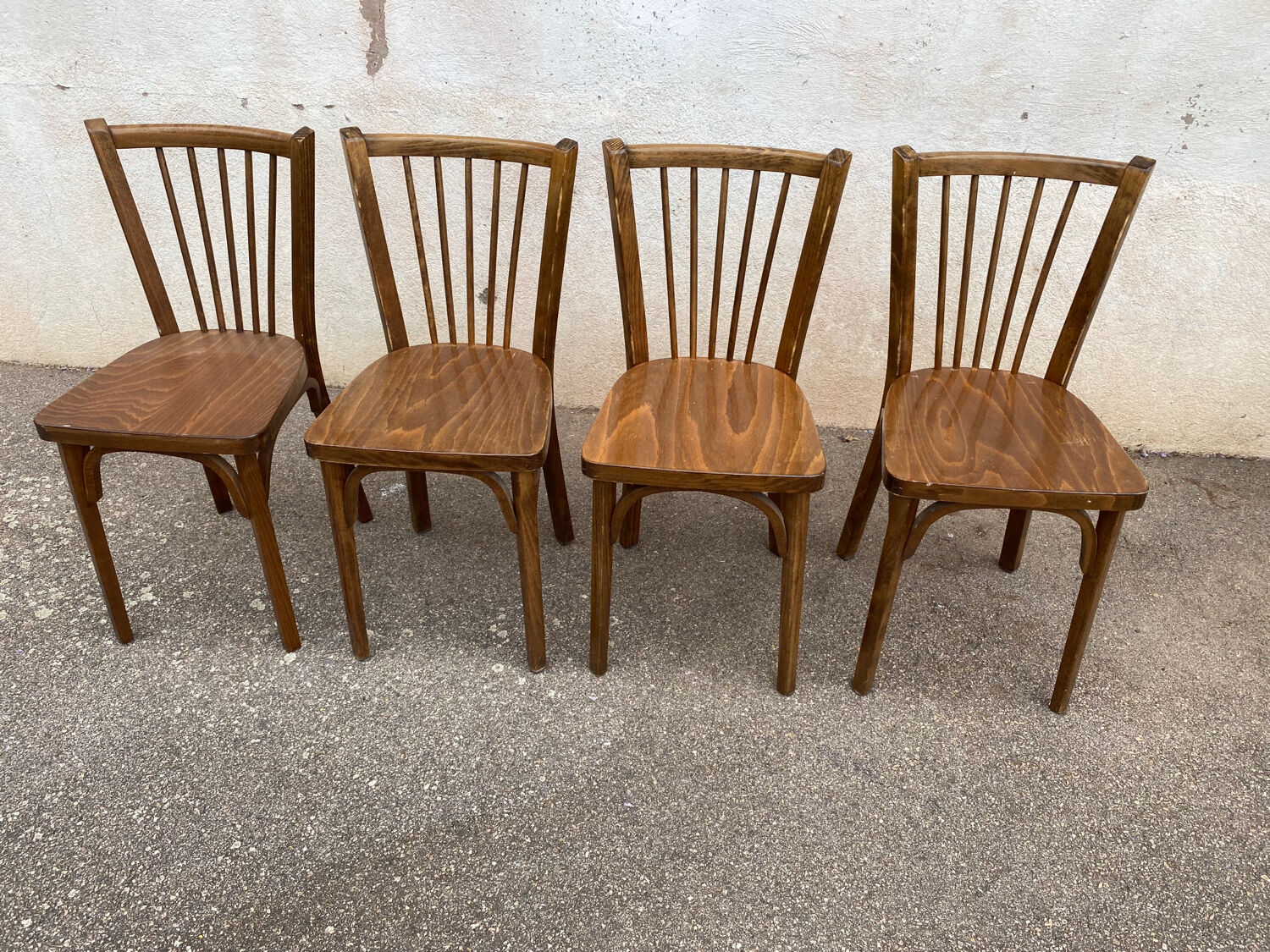 Set of 4 Baumann chairs