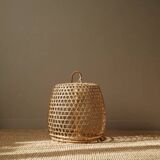 Vintage handmade Scandinavian bohemian country rooster cage lamp