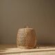 Vintage handmade Scandinavian bohemian country rooster cage lamp