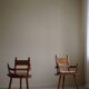 Handcrafted Tripod Armchairs in Oak, by a Danish Cabinetmaker, Folk Art, 1930s