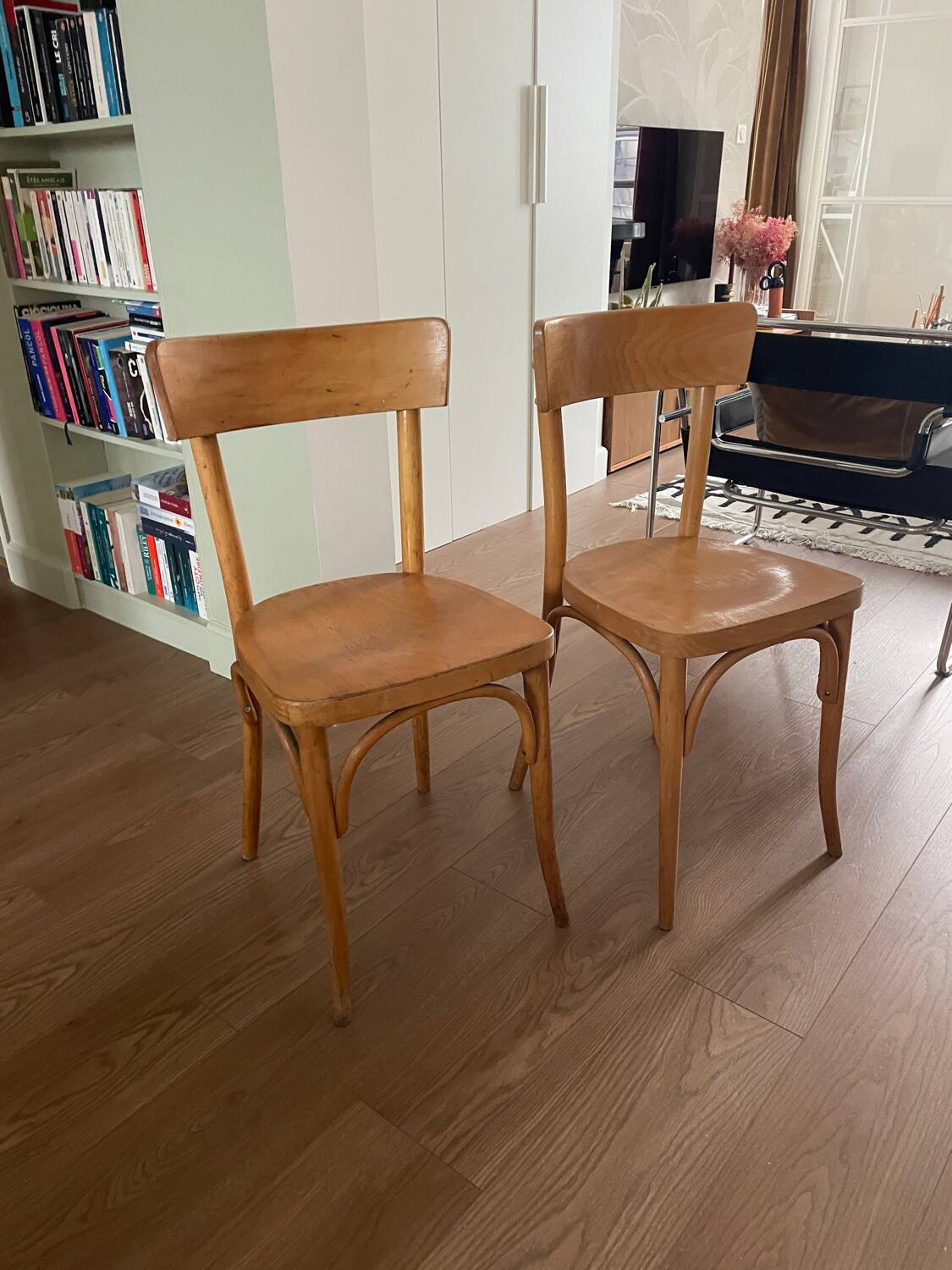 Lot de Chaises Thonet vintage, chaise vintage, chaise de salle à mange