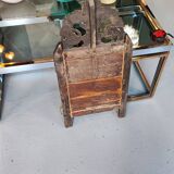 Louis XIV mirror in carved gilded wood, 18th century - 75 cm